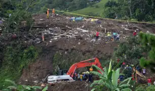 Colombia: cerca a 20 muertos deja derrumbe en Cauca