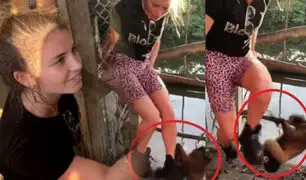 Flavia Laos fue atacada por mono en zoológico de Iquitos