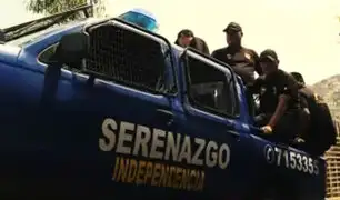 Independencia: serenos realizan intervenciones en cerros para frenar la delincuencia