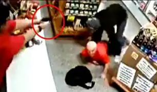 Mujer dispara a delincuente que quería robar su minimarket