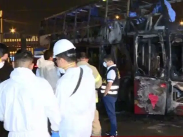 Fiori: revelan identidad de fallecidos en incendio de bus