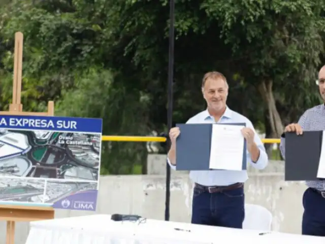 Alcalde de Lima relanza construcción de Vía Expresa Sur