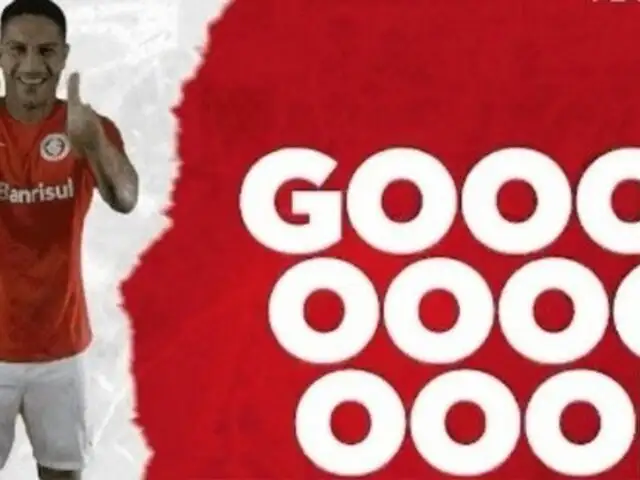 ¡Gooool! Así narró el canal oficial del Inter el primer gol de Guerrero