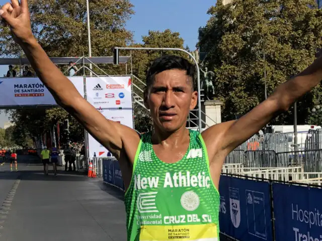 Chile: atletas peruanos obtuvieron medallas en maratón de Santiago