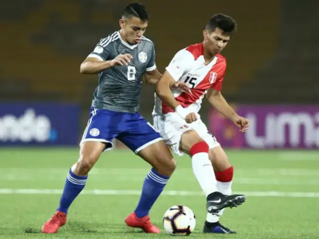 Se complica: Perú perdió frente a Paraguay por 2 - 0 por el Sudamericano Sub 17