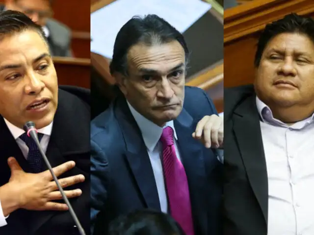 Ética abrirá investigación contra congresistas Vieira, Becerril y Ushñahua