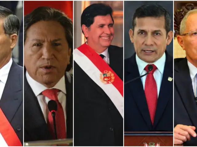 Cinco expresidentes son investigados por corrupción