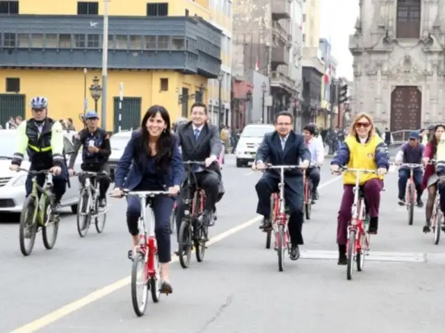 Pleno del Congreso aprobó la ley que promueve el uso de la bicicleta