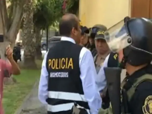 Alan García: Peritos de Criminalística llegaron a vivienda del expresidente