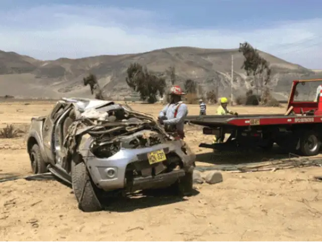 Áncash: empresario pierde la vida tras volcarse el vehículo que manejaba