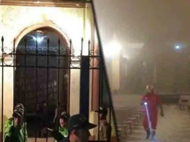 Huánuco: techo de iglesia colapsa en Viernes Santo y deja tres heridos