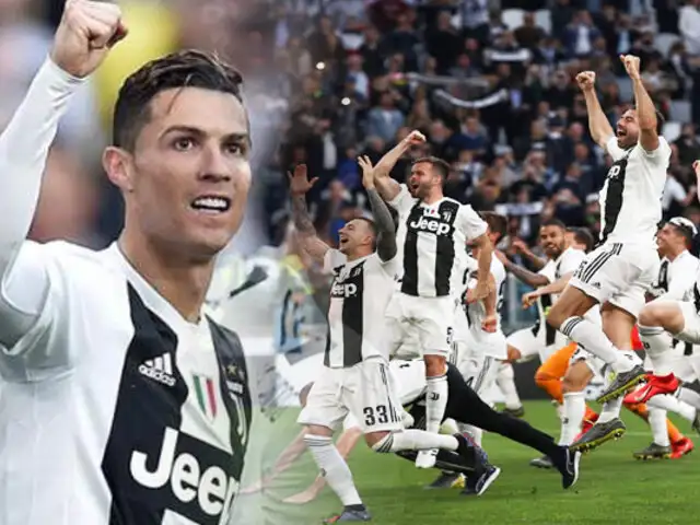 Juventus se coronó campeón de la Serie A de la mano de Cristiano Ronaldo