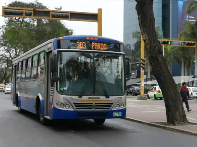 Corredor Azul: aclaran caso de policía que no subió a bus