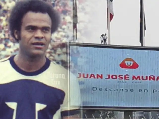 Pumas de México realizó emotivo homenaje a Juan José Muñante