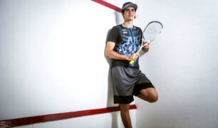 Diego Elías alcanzó el puesto 8 en el ranking mundial de squash