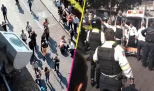 Se desata balacera durante manifestación de comerciantes ambulantes [VIDEO]