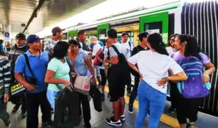 Metro de Lima: usuarios reportaron cortocircuito en la estación San Carlos [VIDEO]