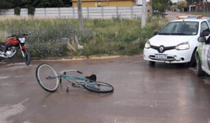 Carabayllo: atropellan a niño que manejaba bicicleta