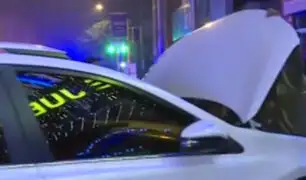 Chofer ebrio empotró su vehículo contra casino en Lince