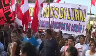 En protesta: pobladores de Lurín y Puente Piedra piden nulidad de peajes