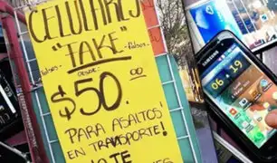 México: recurren a celulares falsos para entregarlos durante asaltos
