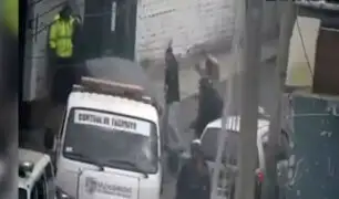 Surco: agreden brutalmente a policías en decomiso de mototaxis informales