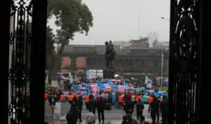 Centro de Lima: caos vehicular generó marcha del colectivo 'Con Mis Hijos No Te Metas'