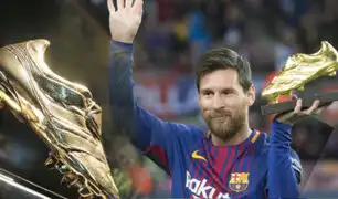 Leo Messi obtiene su sexta “Bota de Oro” como máximo goleador de las ligas europeas