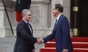 Martín Vizcarra se reúne con el presidente colombiano Iván Duque
