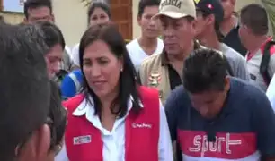 Ministra de Educación visitó zona afectada por sismo