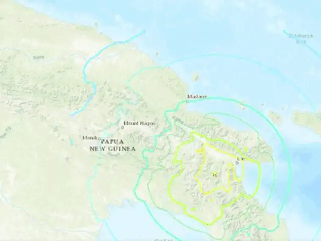 Terremoto de 7.2 grados de magnitud atemoriza a Papúa Nueva Guinea