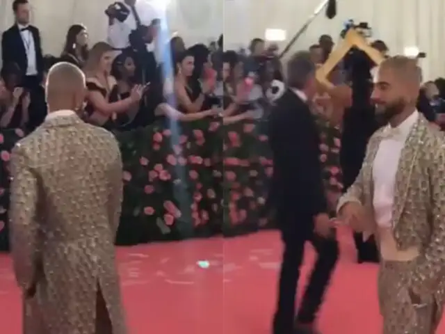 Maluma fue ignorando por fotógrafos durante la MET Gala 2019