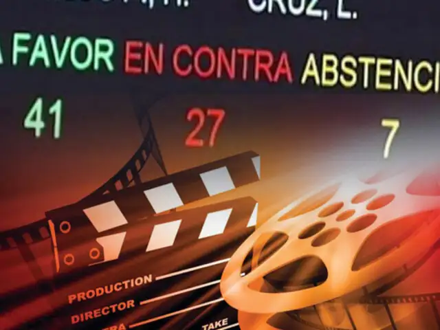 Congreso aprueba en primera votación ley que promueve la actividad cinematográfica