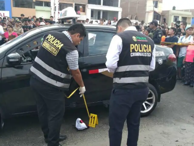 Trujillo: asesinato de 3 personas que iban bordo de taxi sería por rivalidad entre bandas criminales