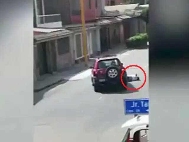 San Miguel: hombre atropella a mujer mototaxista con su camioneta
