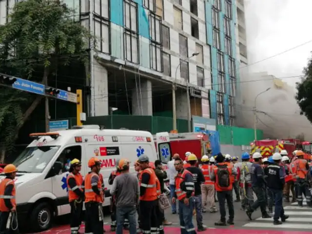 Miraflores: se registra incendio en sótano de edificio de Av. Larco