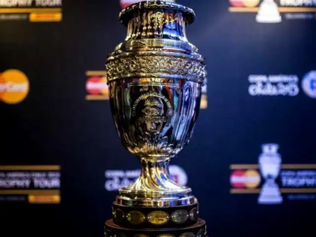 Copa América 2019: trofeo original llegó a Perú