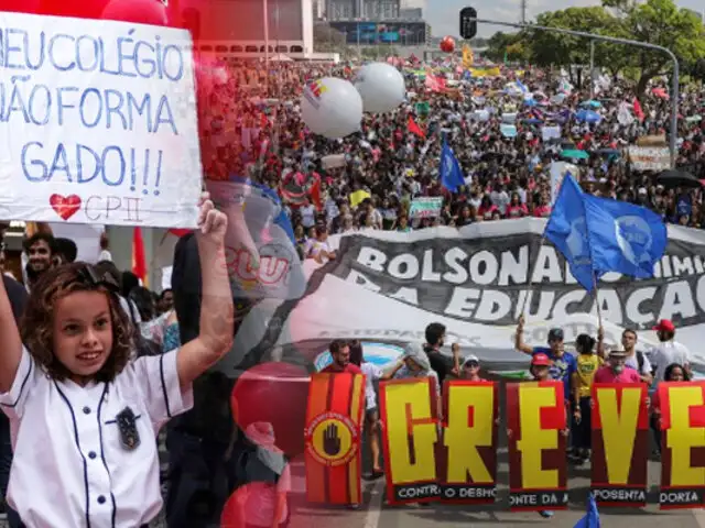 Brasil: primera protesta contra Bolsonaro paraliza colegios y universidades