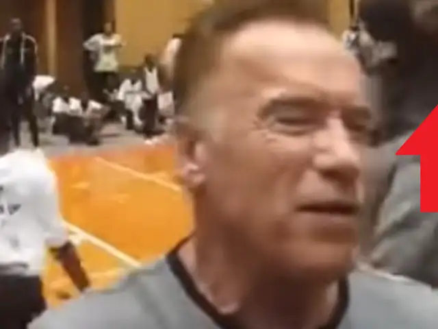 VIDEO: Arnold Schwarzenegger es atacado con brutal patada voladora de un desconocido