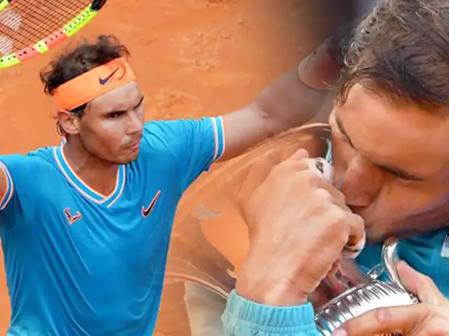 Nadal venció a Djokovic y se consagró como campeón del Masters 1.000 de Roma