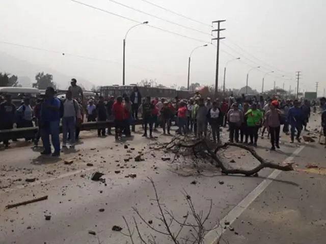 Huarochirí: cientos de vecinos protestan exigiendo obras a Sedapal