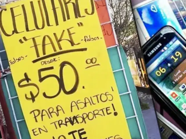 México: recurren a celulares falsos para entregarlos durante asaltos