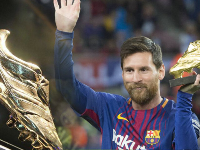 Leo Messi obtiene su sexta “Bota de Oro” como máximo goleador de las ligas europeas