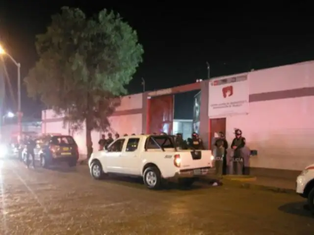 Trujillo: motín en correccional deja tres policías heridos