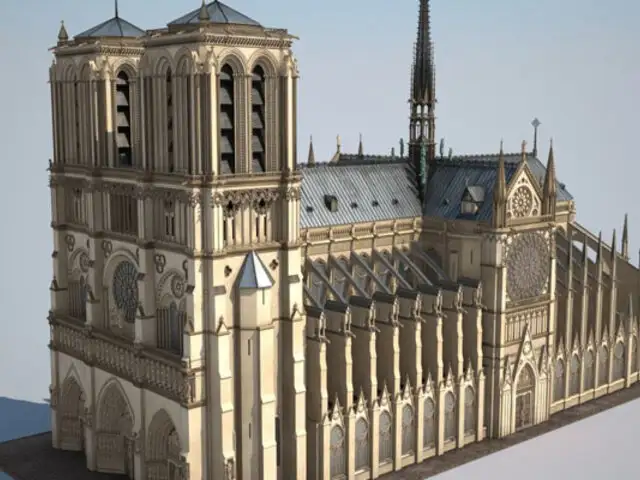 Iniciativa tecnológica busca reconstruir la catedral de Notre Dame en 3D