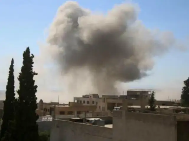 Siria: al menos 30 muertos deja nuevo bombardeo