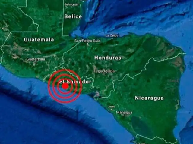 Sismo de magnitud 6,8 remeció El Salvador esta madrugada