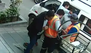 Lince: delincuentes asaltan a obreros de construcción