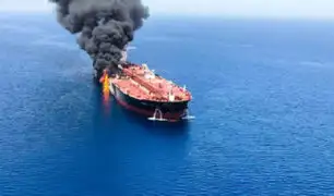 Buques petroleros se incendiaron frente a costa iraní en presunto ataque