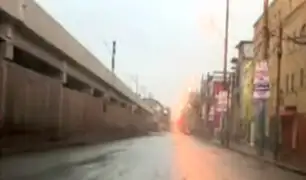 Así luce avenida Aviación un día después del desalojo de comerciantes informales